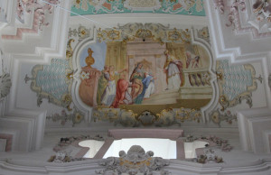 Deckenmalerei in der Wallfahrtskirche Steinhausen