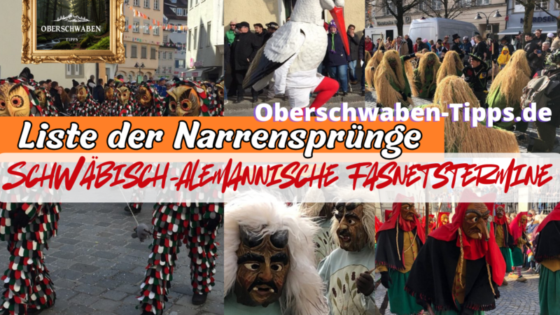 Schwäbisch-Alemannische Fasnet 2025 | Termine